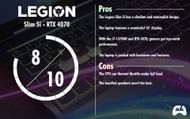 The Lenovo Legion Slim 5i is a decent laptop for gaming. (Image via Sportskeeda)